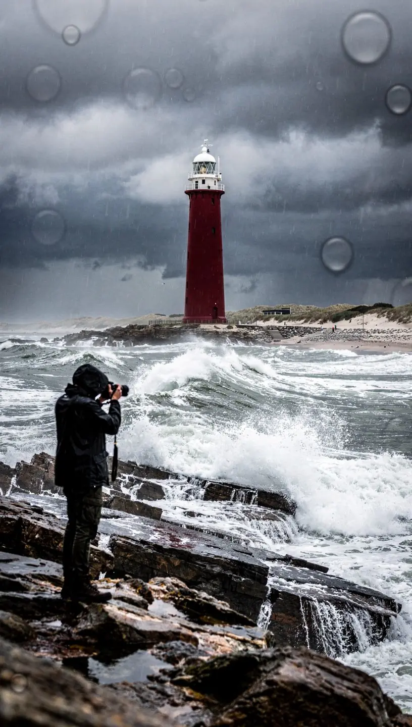 Fietsen door het schilderachtige landschap van Texel met tulpenvelden in bloei.